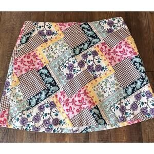 Lady Hagen Skort Pickleball Tennis Golf Skirt Activewear Paisley Floral Sz 10